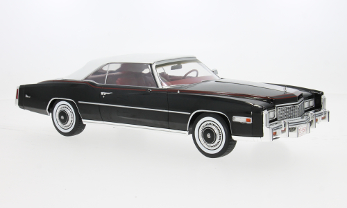 Cadillac Eldorado Cabriolet 1976 Zwart - 1:18  Cadillac Eldorado Cabriolet 1976 Zwart - 1:18